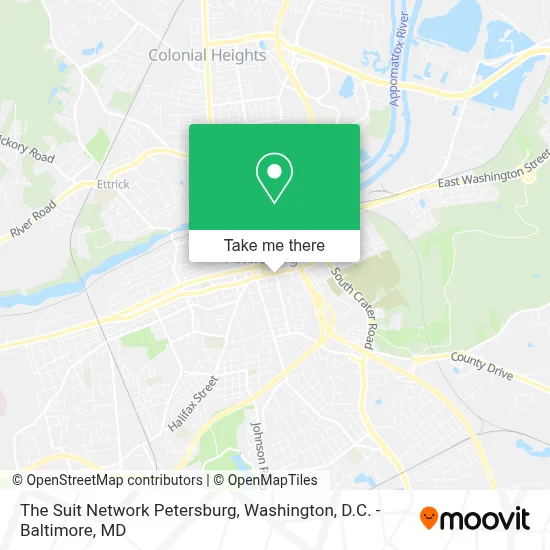 The Suit Network Petersburg map