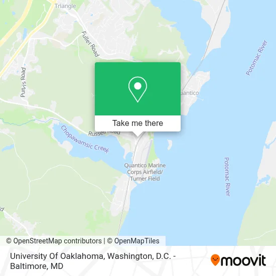 University Of Oaklahoma map