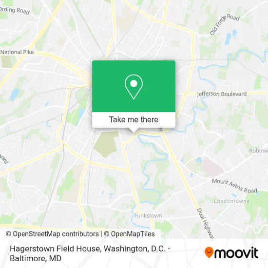 Hagerstown Field House map