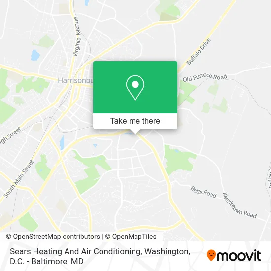 Sears Heating And Air Conditioning map