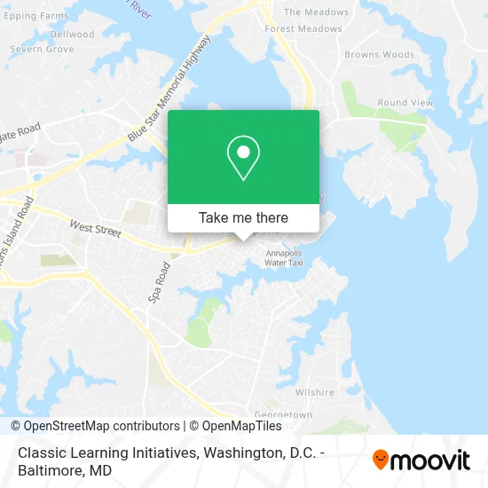 Classic Learning Initiatives map