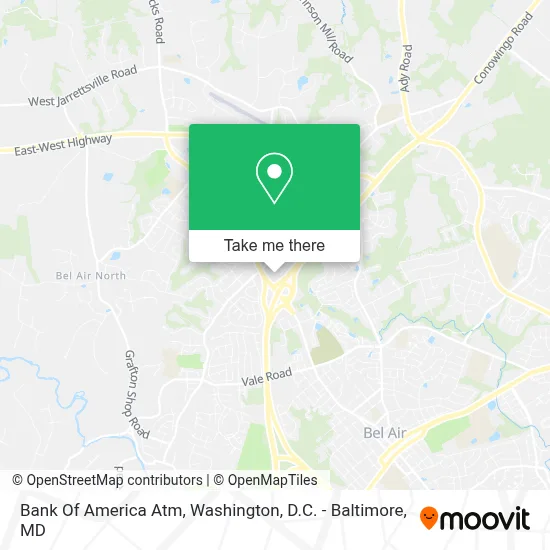 Bank Of America Atm map