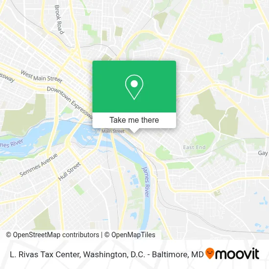L. Rivas Tax Center map