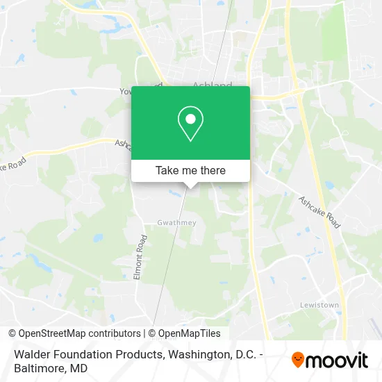 Walder Foundation Products map