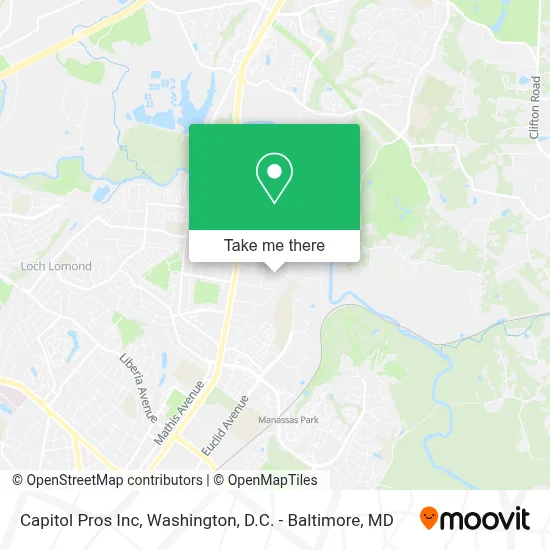 Capitol Pros Inc map