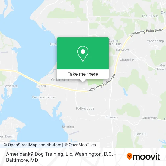 Americank9 Dog Training, Llc map
