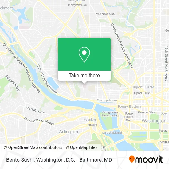 Bento Sushi map