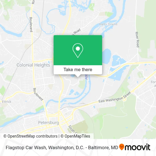 Flagstop Car Wash map