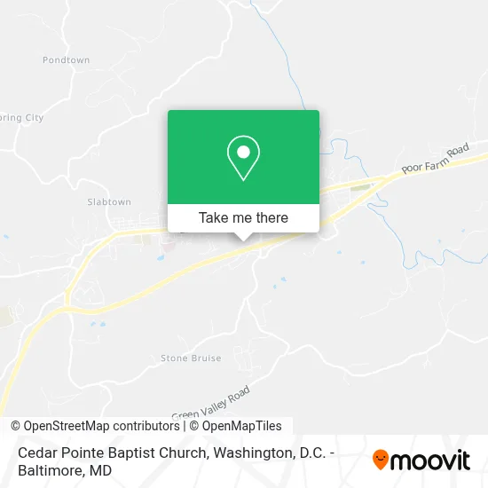 Cedar Pointe Baptist Church map