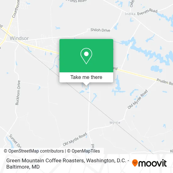 Green Mountain Coffee Roasters map