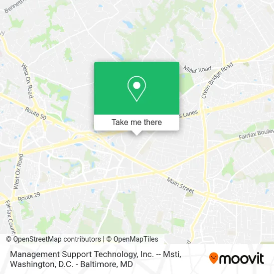 Management Support Technology, Inc. -- Msti map