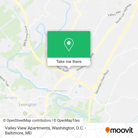 Valley View Apartments map