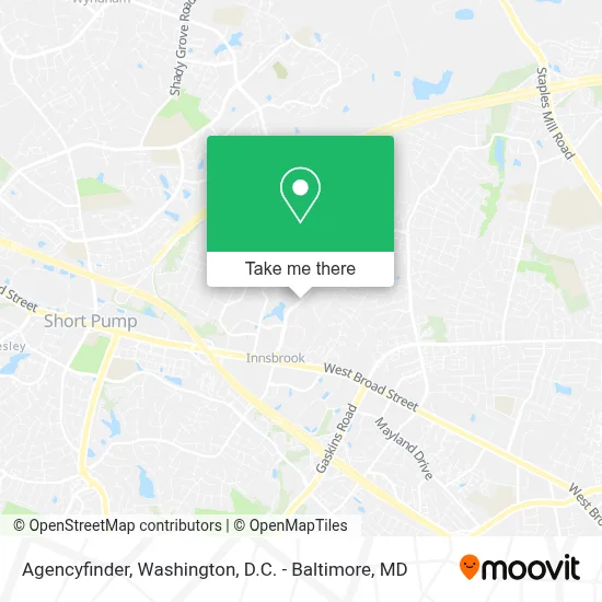 Agencyfinder map
