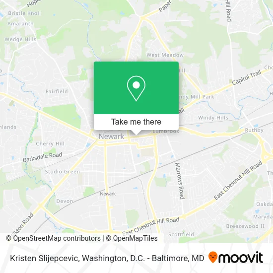 Kristen Slijepcevic map