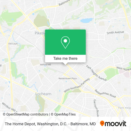 The Home Depot map