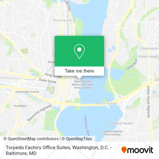 Torpedo Factory Office Suites map