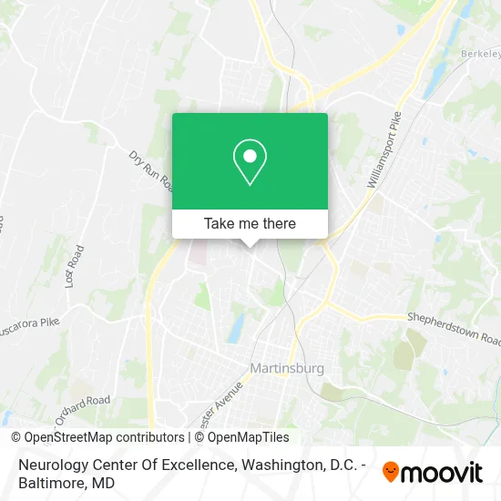 Neurology Center Of Excellence map