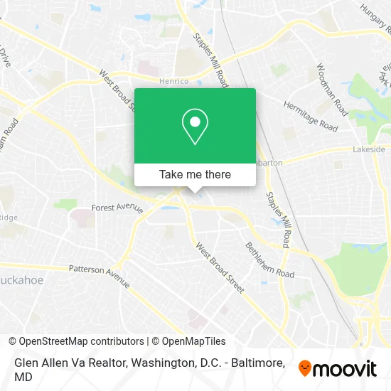 Glen Allen Va Realtor map