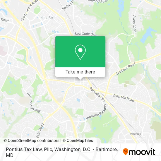 Pontius Tax Law, Pllc map