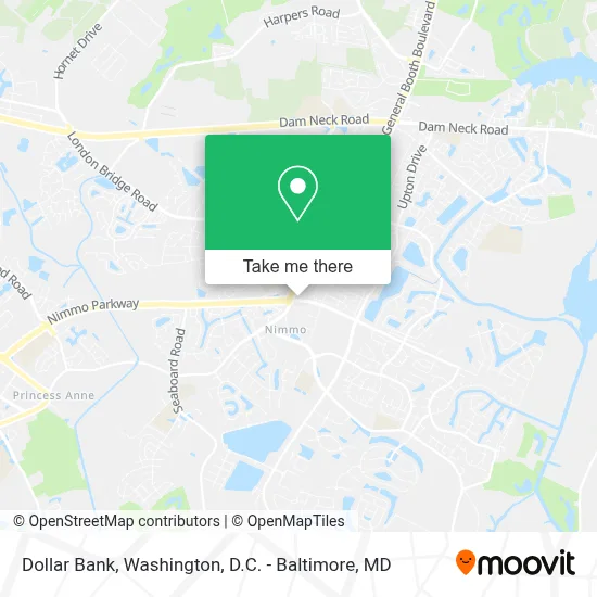 Dollar Bank map