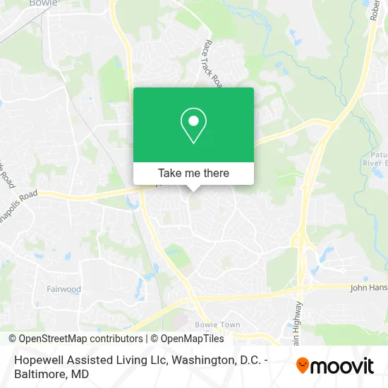 Hopewell Assisted Living Llc map