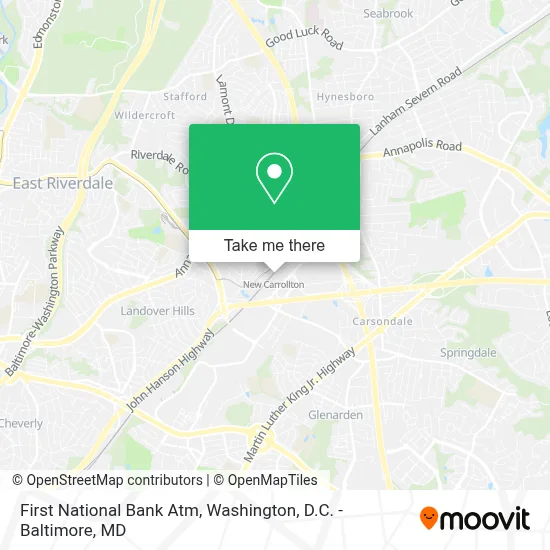 First National Bank Atm map