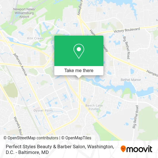 Perfect Styles Beauty & Barber Salon map