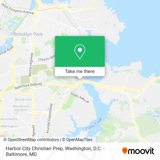 Harbor City Christian Prep map