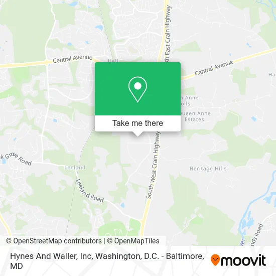 Hynes And Waller, Inc map