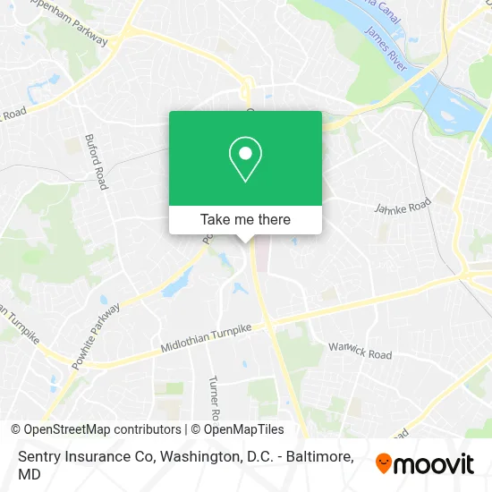 Sentry Insurance Co map