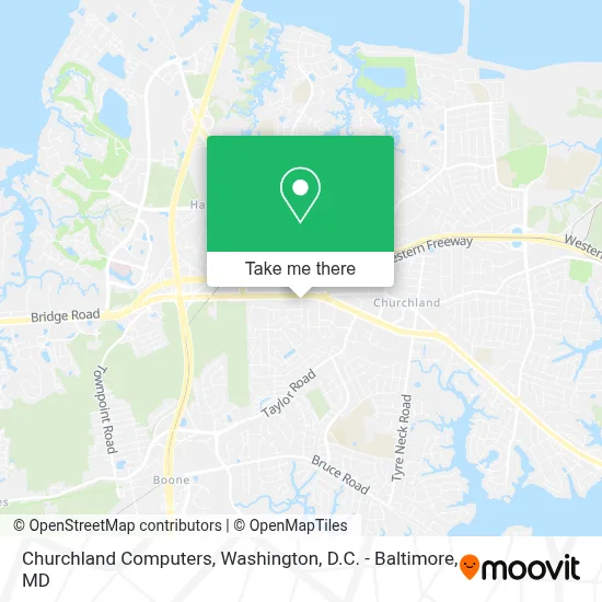 Churchland Computers map