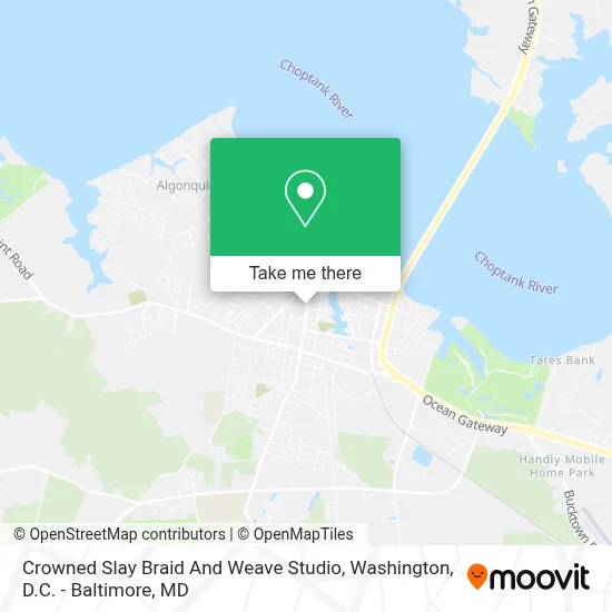 Crowned Slay Braid And Weave Studio map