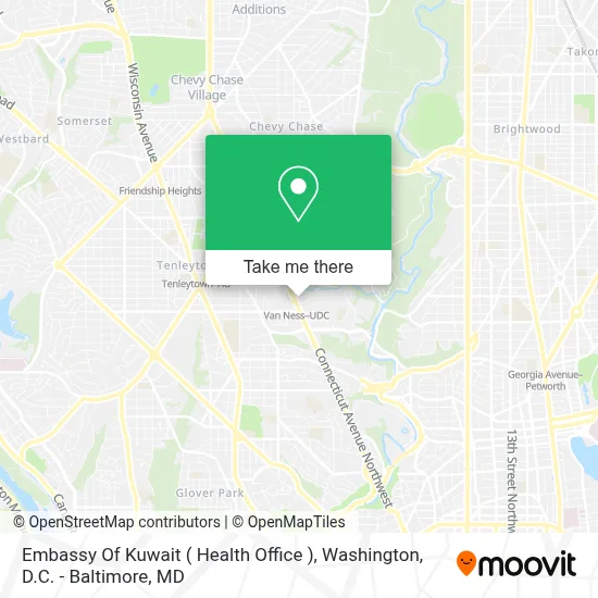 Embassy Of Kuwait ( Health Office ) map