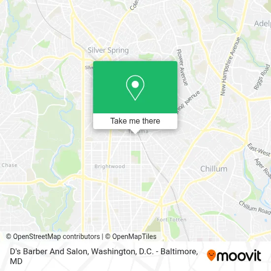 D's Barber And Salon map