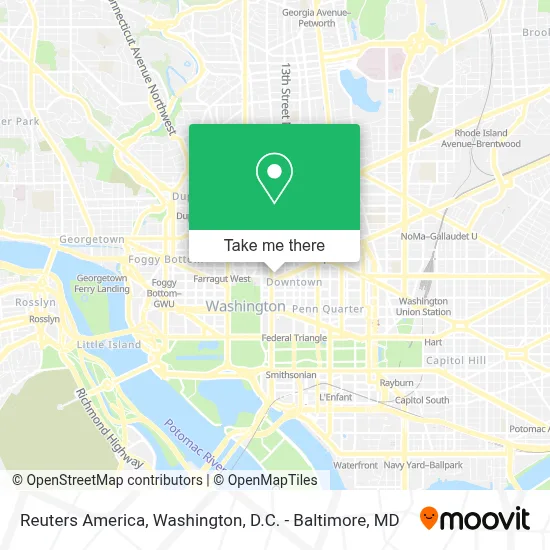 Reuters America map