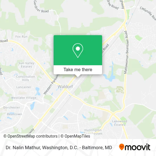 Dr. Nalin Mathur map