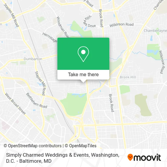 Simply Charmed Weddings & Events map