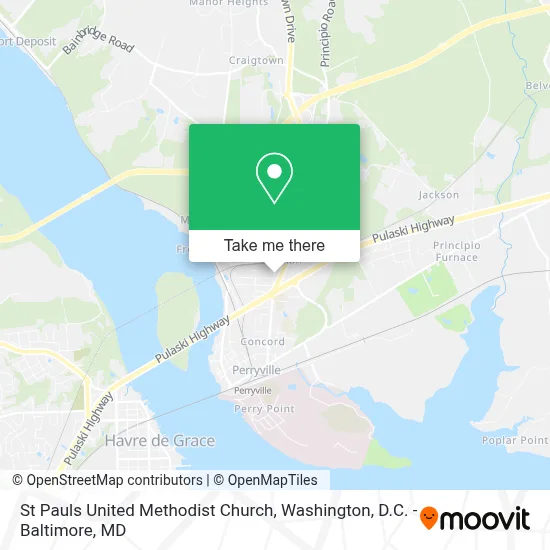 St Pauls United Methodist Church map