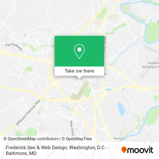 Frederick Seo & Web Design map