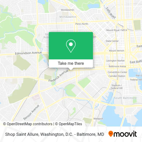 Shop Saint Allure map