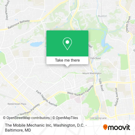 The Mobile Mechanic Inc map