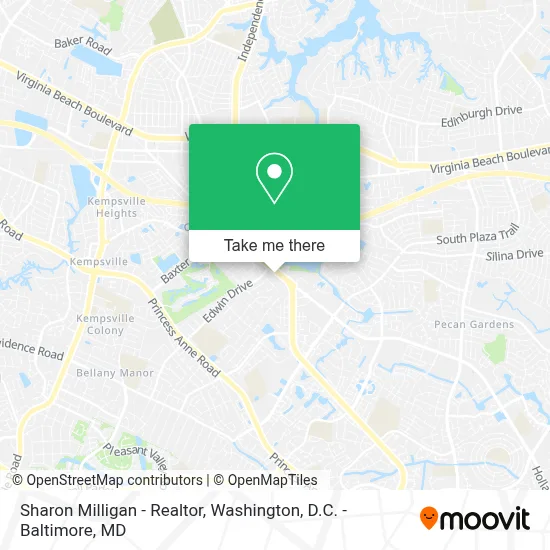 Sharon Milligan - Realtor map