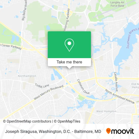Joseph Siragusa map