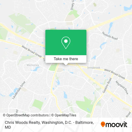 Chris Woods Realty map