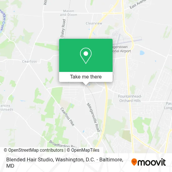 Blended Hair Studio map