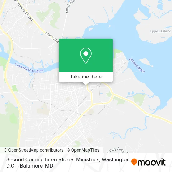 Second Coming International Ministries map