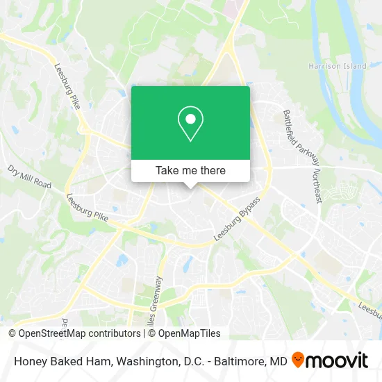 Honey Baked Ham map