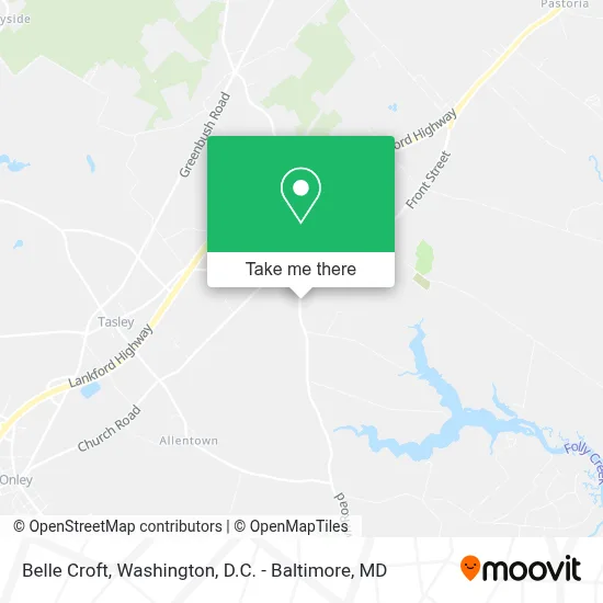 Belle Croft map