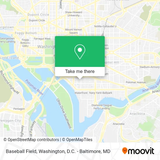 Baseball Field map
