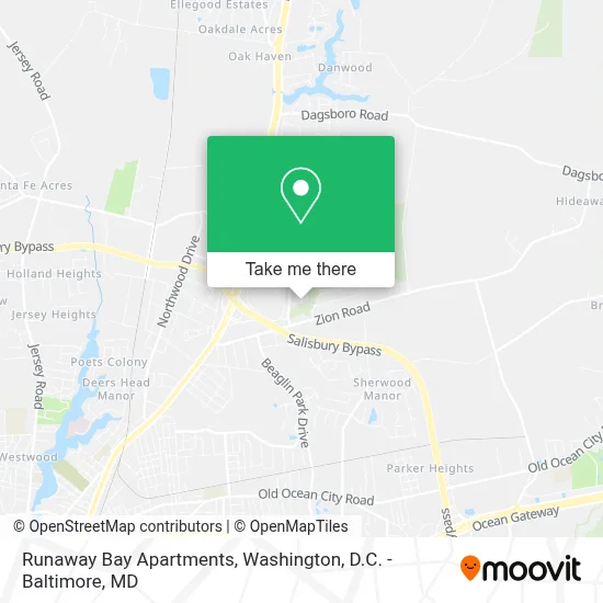 Runaway Bay Apartments map